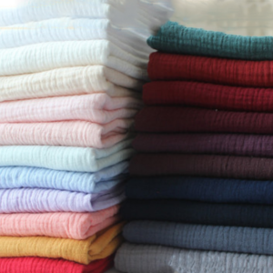 High Quality Multi Colors Kids Baby Swaddle Blanket Organic 100% Cotton Bubble Fabric